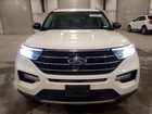 2020 Ford Explorer Xlt White vin: 1FMSK8DH9LGA68855