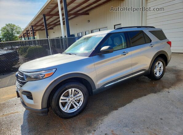 1FMSK8DH9LGC00805 2020 FORD EXPLORER Серебряный Передняя левая четверть