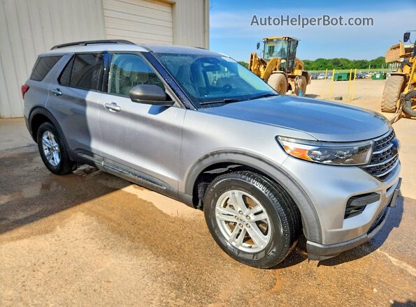 1FMSK8DH9LGC00805 2020 FORD EXPLORER Серебряный Передняя правая четверть