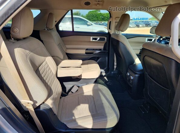 1FMSK8DH9LGC00805 2020 FORD EXPLORER Серебряный Вид задней части салона