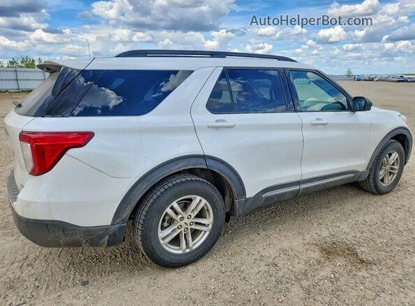 1FMSK8DH9LGC10850 2020 FORD EXPLORER Белый Задняя правая четверть