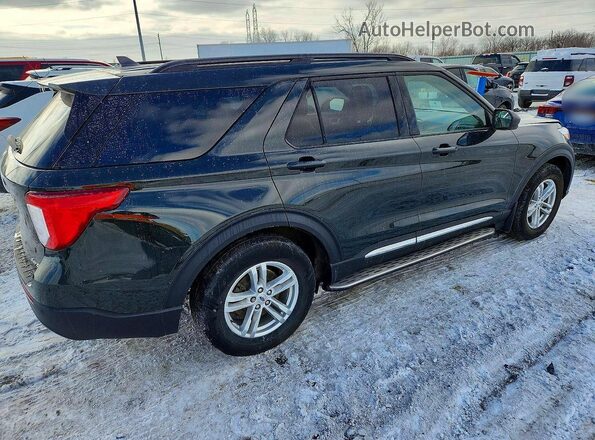 1FMSK8DH9NGC04100 2022 FORD EXPLORER Green Rear right