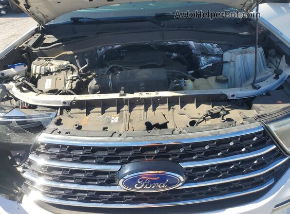 1FMSK8DHXLGA34116 2020 FORD EXPLORER Белый Вид задней части салона