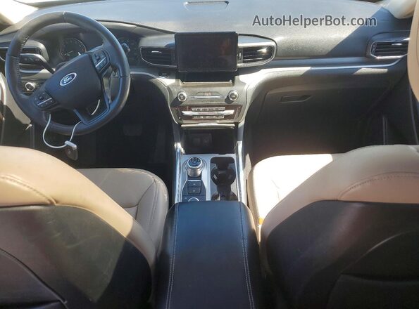 1FMSK8DHXLGA34116 2020 FORD EXPLORER Белый Вид панели приборов