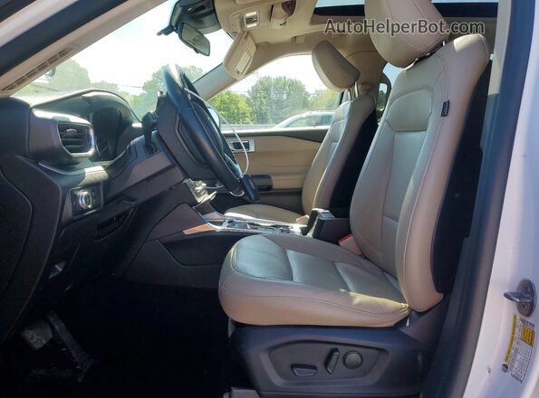 1FMSK8DHXLGA34116 2020 FORD EXPLORER Белый Вид салона спереди