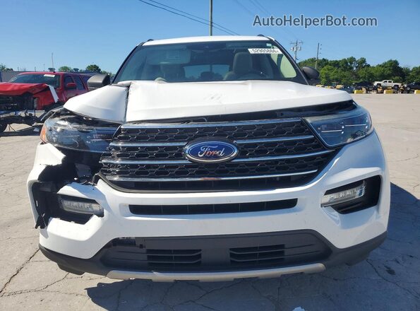 1FMSK8DHXLGA34116 2020 FORD EXPLORER Белый Вид спереди