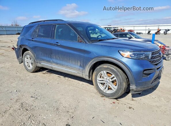 1FMSK8DHXLGA78908 2020 FORD EXPLORER Blue Առջևի աջ