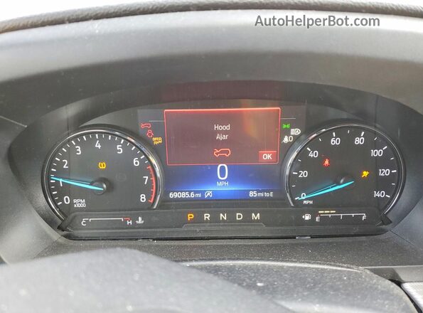 1FMSK8DHXLGA78908 2020 FORD EXPLORER Blue Սարքավորումների վահանակի տեսք