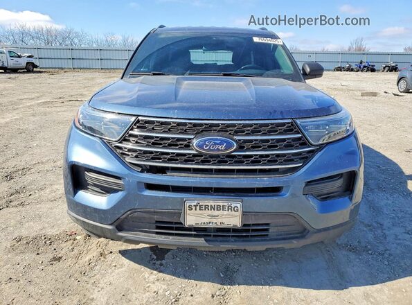 1FMSK8DHXLGA78908 2020 FORD EXPLORER Blue Դիմացի տեսք