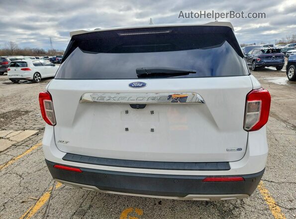 1FMSK8DHXLGC67090 2020 FORD EXPLORER White Вид ззаду