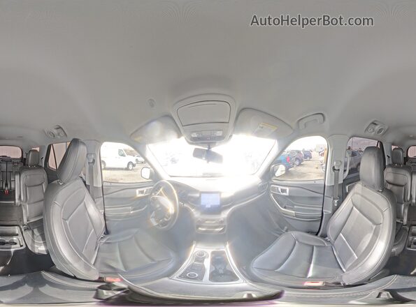 1FMSK8DHXLGC67090 2020 FORD EXPLORER White Панорамний вид салону 360°
