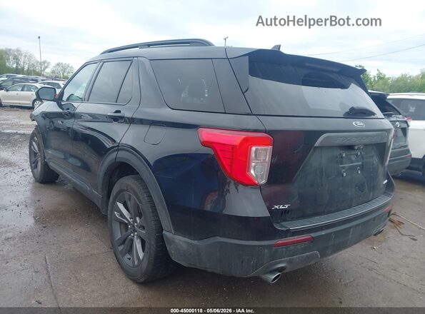 1FMSK8DHXMGA03448 2021 FORD FORD EXPLORER Черный Задняя левая четверть