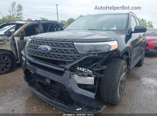 1FMSK8DHXMGA03448 2021 FORD FORD EXPLORER Черный Вид спереди