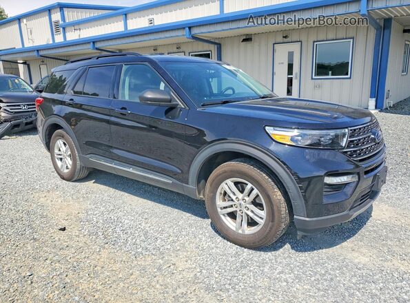 1FMSK8DHXMGA76528 2021 FORD EXPLORER Black Передня права чверть