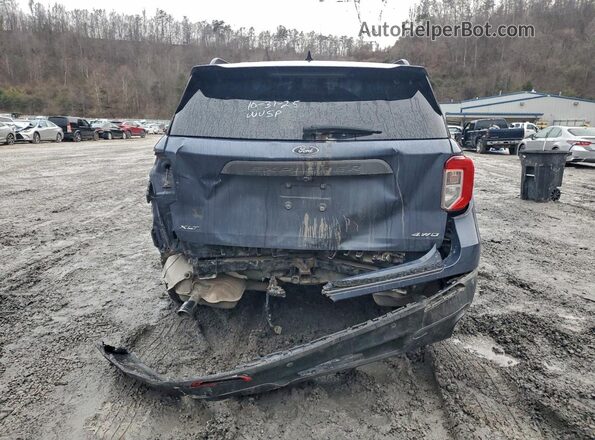 1FMSK8DHXMGA80319 2021 FORD EXPLORER Blue Հետևի տեսք