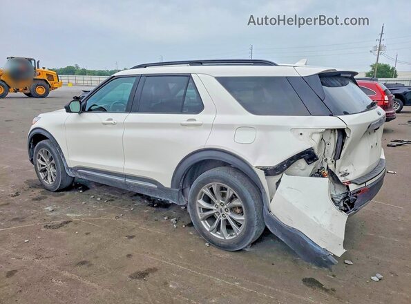 1FMSK8DHXNGA88986 2022 FORD EXPLORER Белый Задняя левая четверть