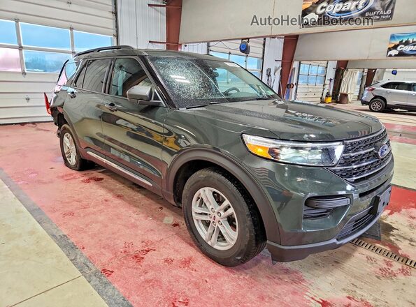 1FMSK8DHXRGA38692 2024 FORD EXPLORER Green Առջևի աջ
