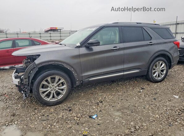 1FMSK8FH0LGC46536 2020 FORD FORD EXPLORER Серый Передняя левая четверть