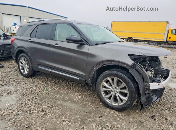 1FMSK8FH0LGC46536 2020 FORD FORD EXPLORER Серый Передняя правая четверть