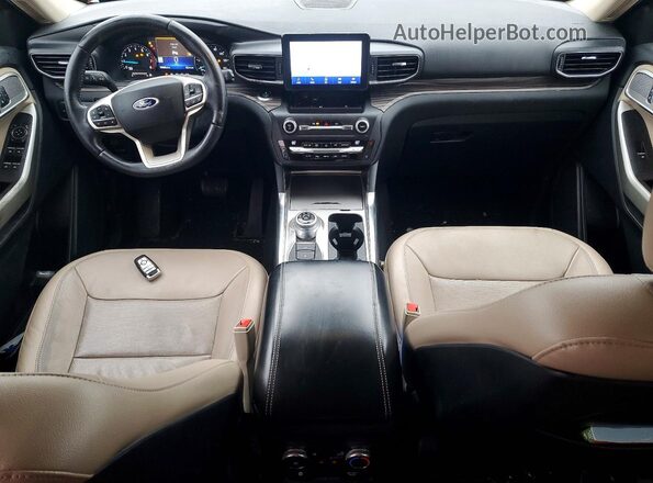 1FMSK8FH0LGC46536 2020 FORD FORD EXPLORER Серый Вид панели приборов