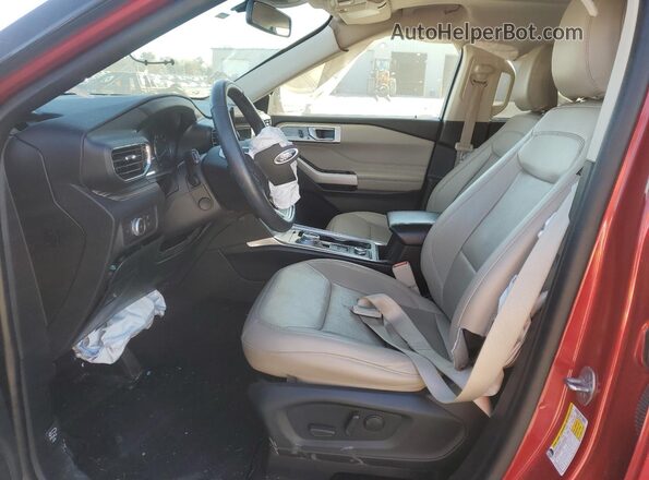 1FMSK8FH0MGA61422 2021 FORD EXPLORER Red Սալոնի դիմացի տեսք