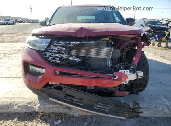 1FMSK8FH0MGA61422 2021 FORD EXPLORER Red Դիմացի տեսք