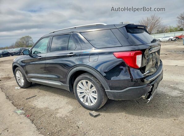 1FMSK8FH0NGA21679 2022 FORD FORD EXPLORER Черный Задняя левая четверть