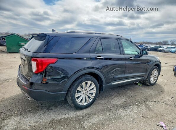 1FMSK8FH0NGA21679 2022 FORD FORD EXPLORER Черный Задняя правая четверть