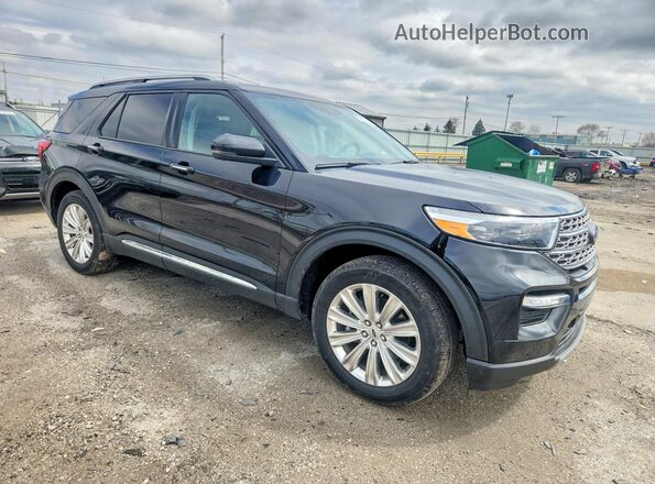 1FMSK8FH0NGA21679 2022 FORD FORD EXPLORER Черный Передняя правая четверть