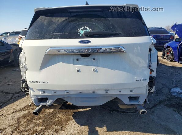 1FMSK8FH1MGC30007 2021 FORD EXPLORER White Вид ззаду
