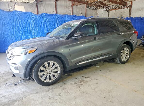1FMSK8FH4RGA85570 2024 FORD EXPLORER Серый Передняя левая четверть