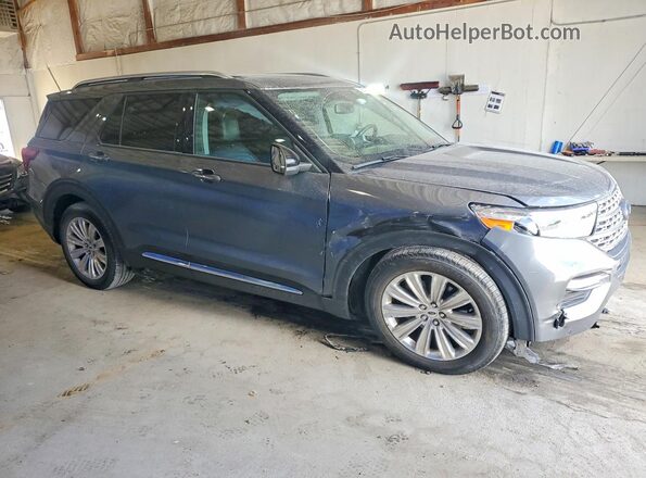1FMSK8FH4RGA85570 2024 FORD EXPLORER Серый Передняя правая четверть