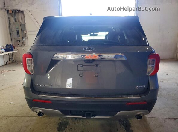 1FMSK8FH4RGA85570 2024 FORD EXPLORER Серый Вид сзади