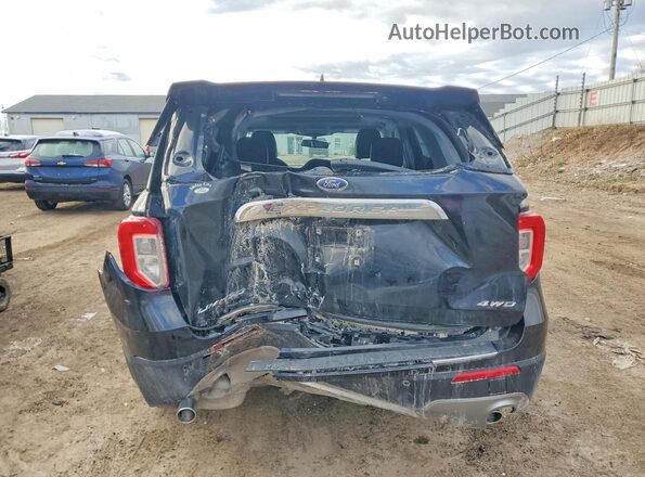 1FMSK8FH6NGA85743 2022 FORD FORD EXPLORER Black Widok z tyłu