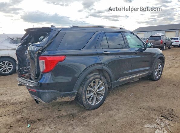 1FMSK8FH6NGA85743 2022 FORD FORD EXPLORER Black Tył prawy
