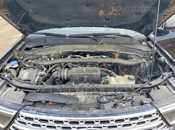 1FMSK8FH6NGA85743 2022 FORD FORD EXPLORER Black Widok komory silnika
