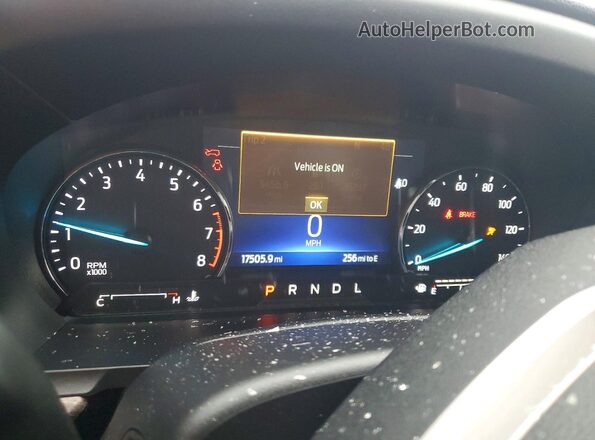 1FMSK8FH7NGC05095 2022 FORD EXPLORER Красный Вид щитка приборов
