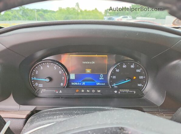 1FMSK8FH8LGA79410 2020 FORD EXPLORER Темно-бордовый Вид щитка приборов
