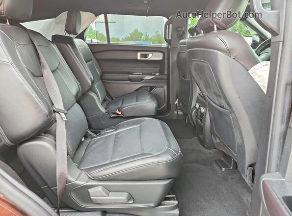 1FMSK8FH8LGA79410 2020 FORD EXPLORER Темно-бордовый Вид задней части салона