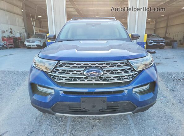 1FMSK8FH8LGC00114 2020 FORD EXPLORER Blue Widok z przodu