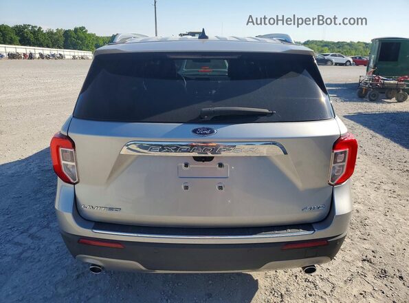 1FMSK8FH8MGB76348 2021 FORD EXPLORER Серебряный Вид сзади