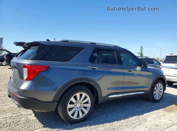 1FMSK8FH8NGC16140 2022 FORD EXPLORER Gray Tył prawy