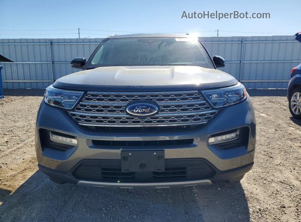 1FMSK8FH8NGC16140 2022 FORD EXPLORER Gray Widok z przodu