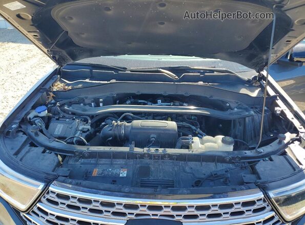 1FMSK8FH8NGC16140 2022 FORD EXPLORER Gray Widok komory silnika