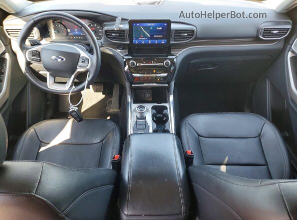 1FMSK8FH8NGC16140 2022 FORD EXPLORER Gray Widok deski rozdzielczej