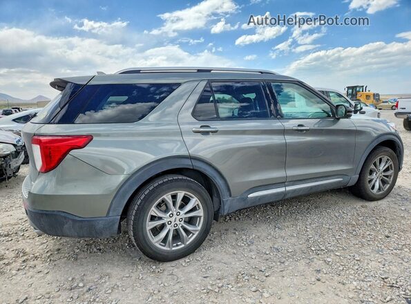1FMSK8FHXLGC32983 2020 FORD EXPLORER Green Tył prawy