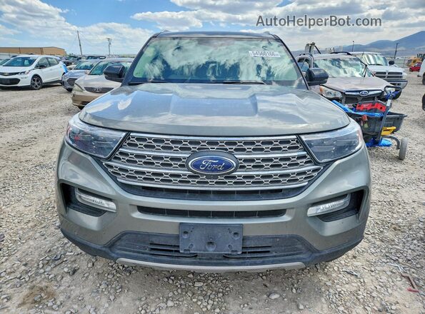 1FMSK8FHXLGC32983 2020 FORD EXPLORER Green Widok z przodu