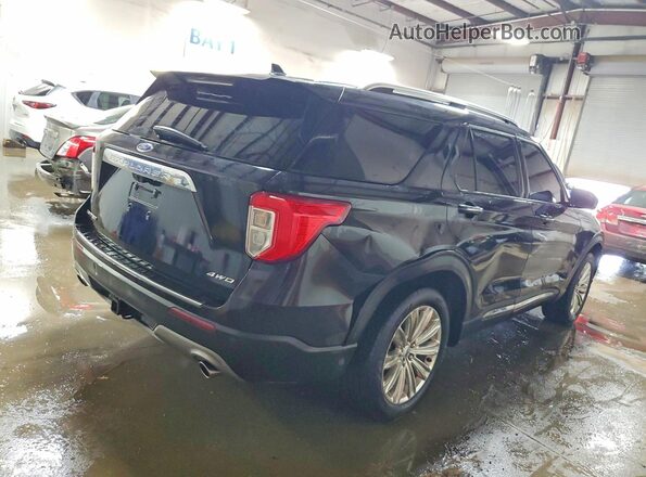 1FMSK8FHXMGA45423 2021 FORD EXPLORER Black უკანა მარჯვენა