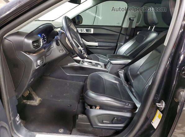 1FMSK8FHXMGA45423 2021 FORD EXPLORER Black წინა სალონის ხედი