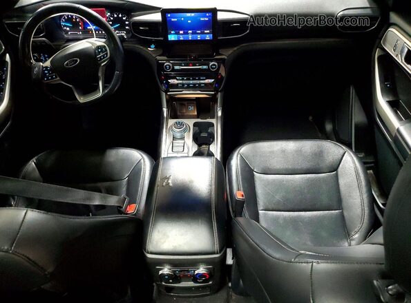 1FMSK8FHXMGA45423 2021 FORD EXPLORER Black წინა პანელის ხედი